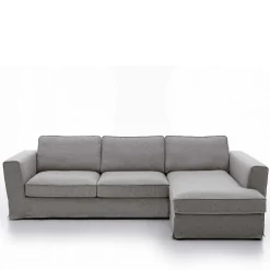 Wohnen Sofas<Polsterecke in Grau Webstoff - Valtte