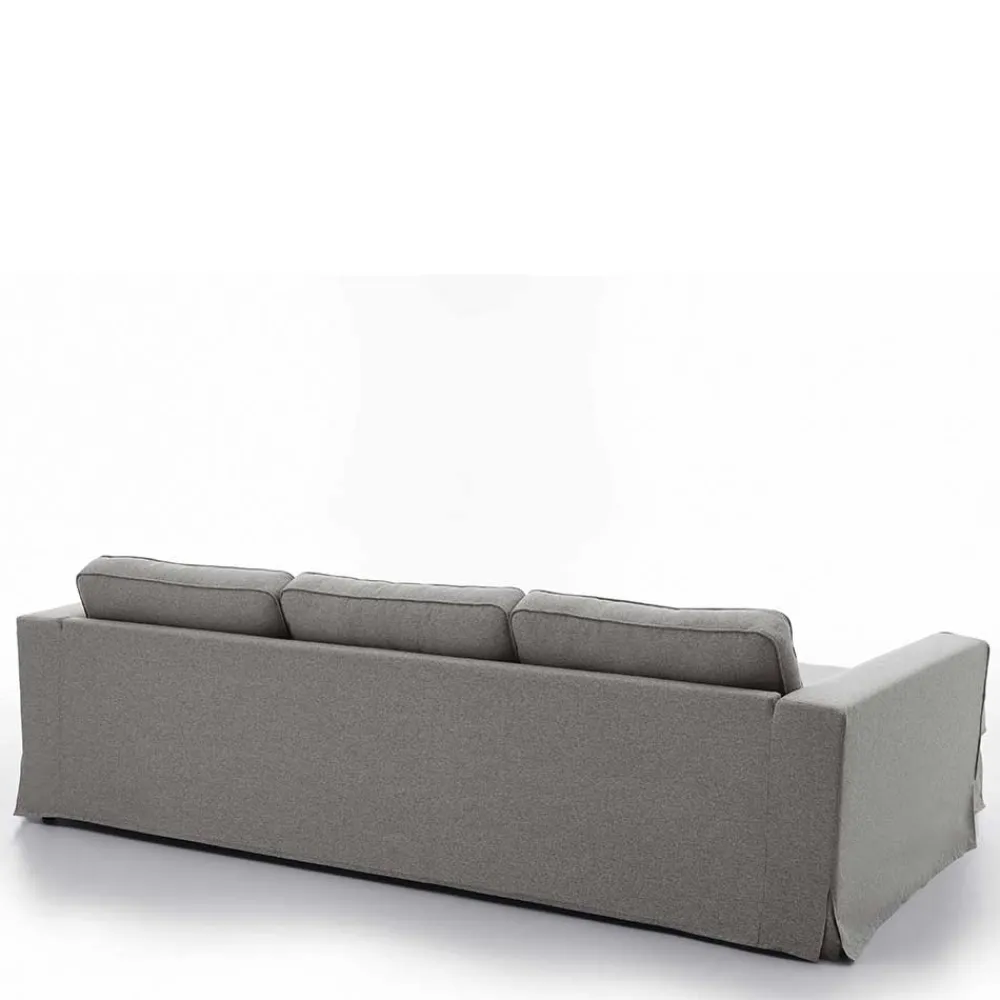 Wohnen Sofas<Polsterecke in Grau Webstoff - Valtte