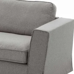 Wohnen Sofas<Polsterecke in Grau Webstoff - Valtte