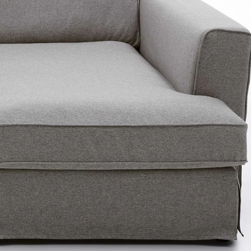 Wohnen Sofas<Polsterecke in Grau Webstoff - Valtte