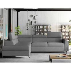 Wohnen Betten|Sofas<Polsterecke mit Schlaffunktion in Grau - Downforce