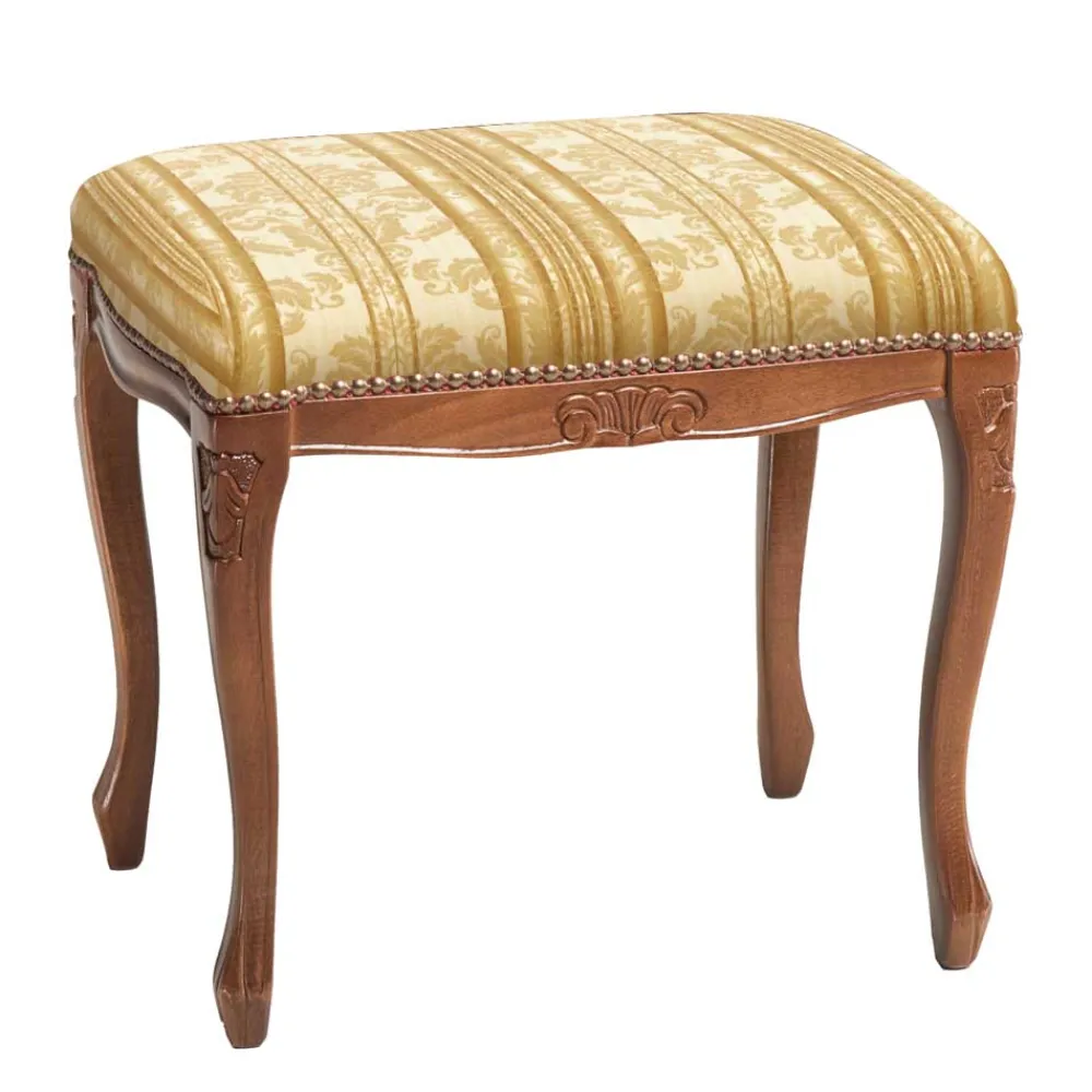 Wohnen Hocker<Polsterhocker - klassisch-elegant - Morloca