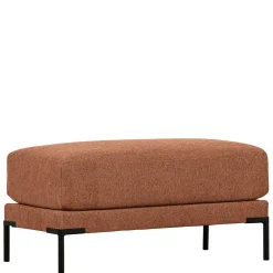 Wohnen Hocker<Polsterhocker aus Chenille in Rostbraun - Brixx