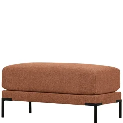 Wohnen Hocker<Polsterhocker aus Chenille in Rostbraun - Brixx