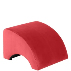 Wohnen Hocker<Polsterhocker aus rotem Samtvelours - Haniata