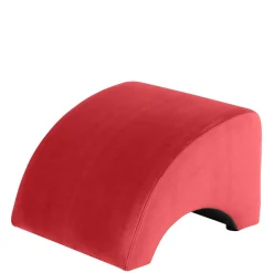 Wohnen Hocker<Polsterhocker aus rotem Samtvelours - Haniata