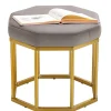 Wohnen Hocker<Polsterhocker in achteckiger Form - Lorossa