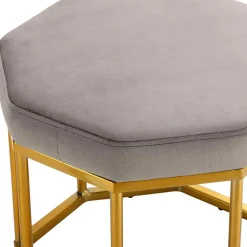 Wohnen Hocker<Polsterhocker in achteckiger Form - Lorossa
