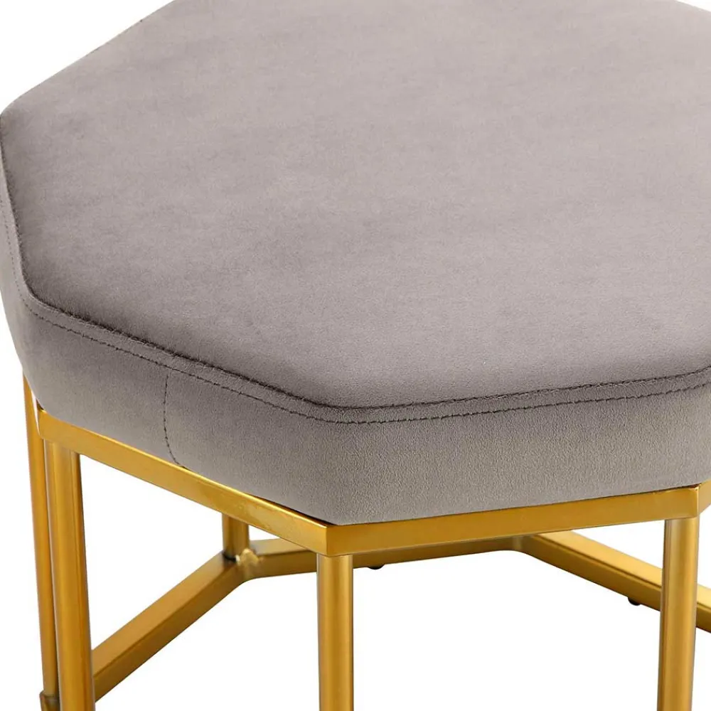 Wohnen Hocker<Polsterhocker in achteckiger Form - Lorossa