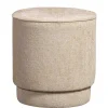 Wohnen Hocker<Polsterhocker in Beige Chenille - Felda