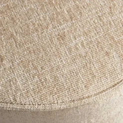Wohnen Hocker<Polsterhocker in Beige Chenille - Felda