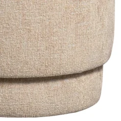 Wohnen Hocker<Polsterhocker in Beige Chenille - Felda