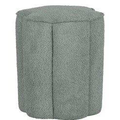Wohnen Hocker<Polsterhocker in Blaugrau Boucle - Ruffos (2er Set)