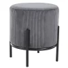 Wohnen Hocker<Polsterhocker in Grau Cord - Suruga