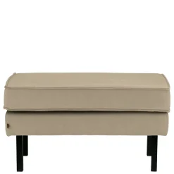 Wohnen Hocker<Polsterhocker in Khaki Samt - Afeiro