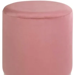 Wohnen Hocker<Polsterhocker in Rosa & Messingfarben - Ontentas