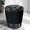 Wohnen Hocker<Polsterhocker in Schwarz und Dunkelgrau - Galveston