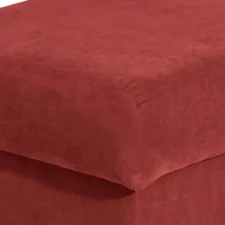Wohnen Hocker<Polsterhocker in Terracotta und Buche - Jamey