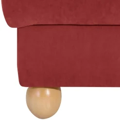 Wohnen Hocker<Polsterhocker in Terracotta und Buche - Jamey