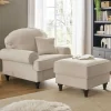 Wohnen Sessel<Polstersessel & Hocker in Beige - Merandes (zweiteilig)