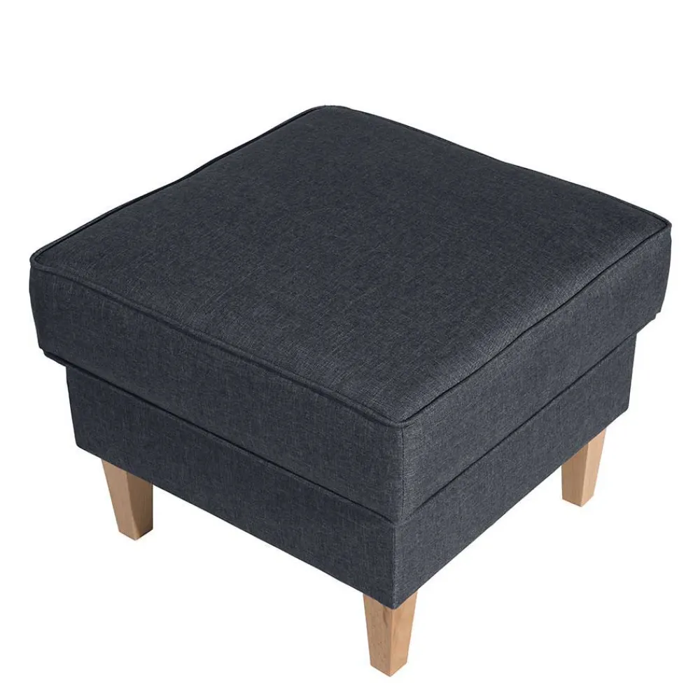 Wohnen Sessel<Polstersessel in Jeansblau und Buche - Patronia