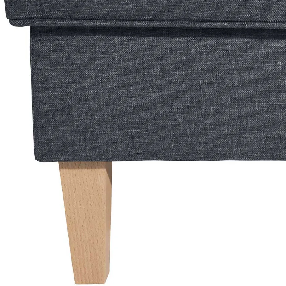 Wohnen Sessel<Polstersessel in Jeansblau und Buche - Patronia