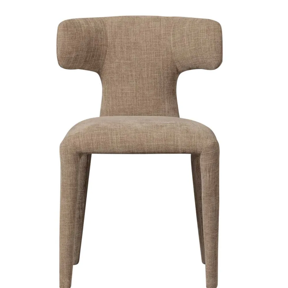 Wohnen Stühle<Polsterstühle in Beige Stoff - Eradis (2er Set)