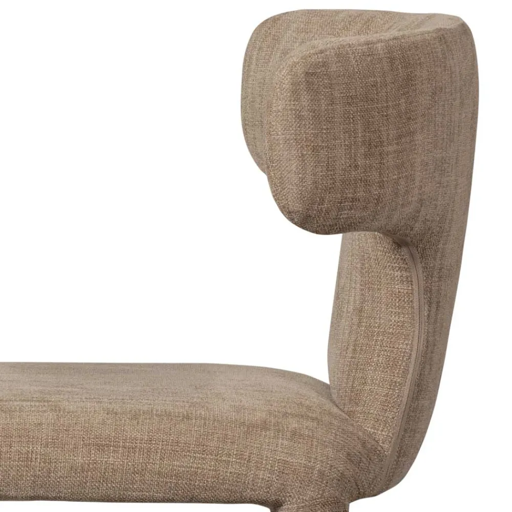 Wohnen Stühle<Polsterstühle in Beige Stoff - Eradis (2er Set)