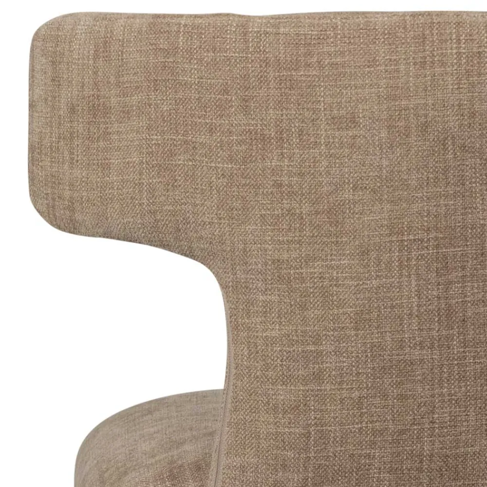 Wohnen Stühle<Polsterstühle in Beige Stoff - Eradis (2er Set)