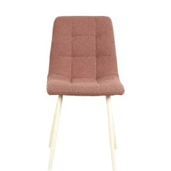 Wohnen Stühle<Polsterstuhl in Terracotta und Weiß - Elzanian