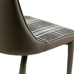 Wohnen Stühle<Polsterstuhl mit Karomuster - Kapitalia (2er Set)