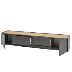 Wohnen Wohnwände<Preiswerte Anbauwand modern - Ahilav (vierteilig)