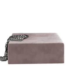 Wohnen Hocker<Quadratischer Couchhocker in Altrosa - Danzante
