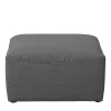 Wohnen Hocker<Quadratischer Couchhocker in Anthrazit - Telrama