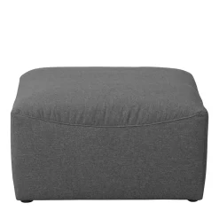 Wohnen Hocker<Quadratischer Couchhocker in Anthrazit - Telrama