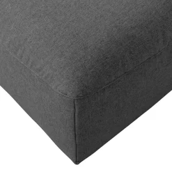 Wohnen Hocker<Quadratischer Couchhocker in Anthrazit - Telrama