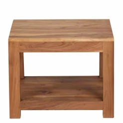 Wohnen Tische<Quadratischer Couchtisch Vislan aus Holz naturbelassen Akazie massiv