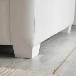 Wohnen Hocker<Quadratischer Polsterhocker gestreift - Ganbriassa