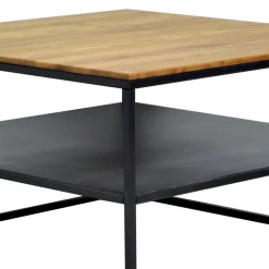Wohnen Tische<Quadratischer Wohnzimmertisch mit Ablage - Urak