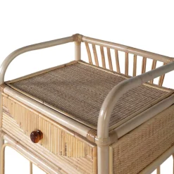 Wohnen Kommoden<Rattan Nachtkonsole mit zwei Ablagen - Robin