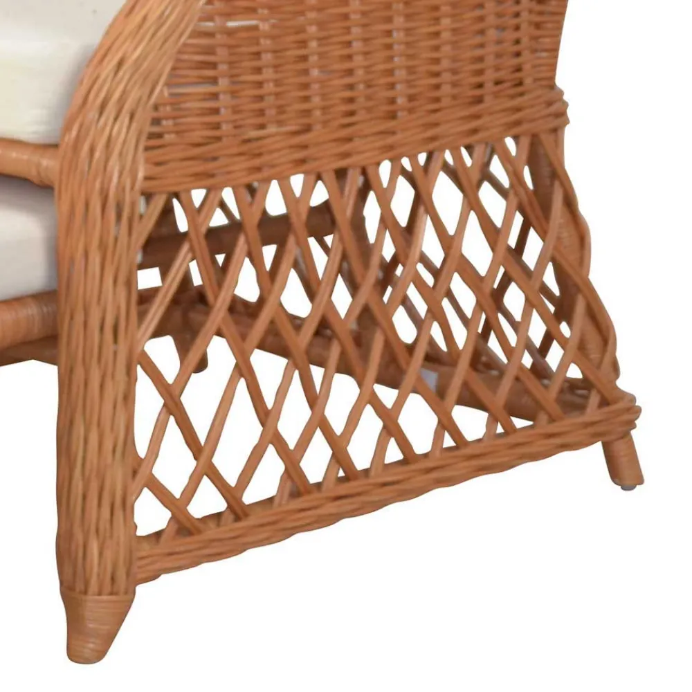 Wohnen Sessel<Rattanssessel Hawaii mit ausziehbarem Fußteil