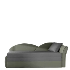 Wohnen Sofas<Recamiere Bettcouch in Hellgrau und Grau - Seymour