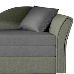 Wohnen Sofas<Recamiere Bettcouch in Hellgrau und Grau - Seymour