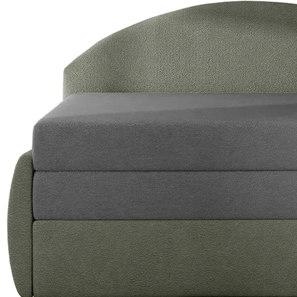 Wohnen Sofas<Recamiere Bettcouch in Hellgrau und Grau - Seymour