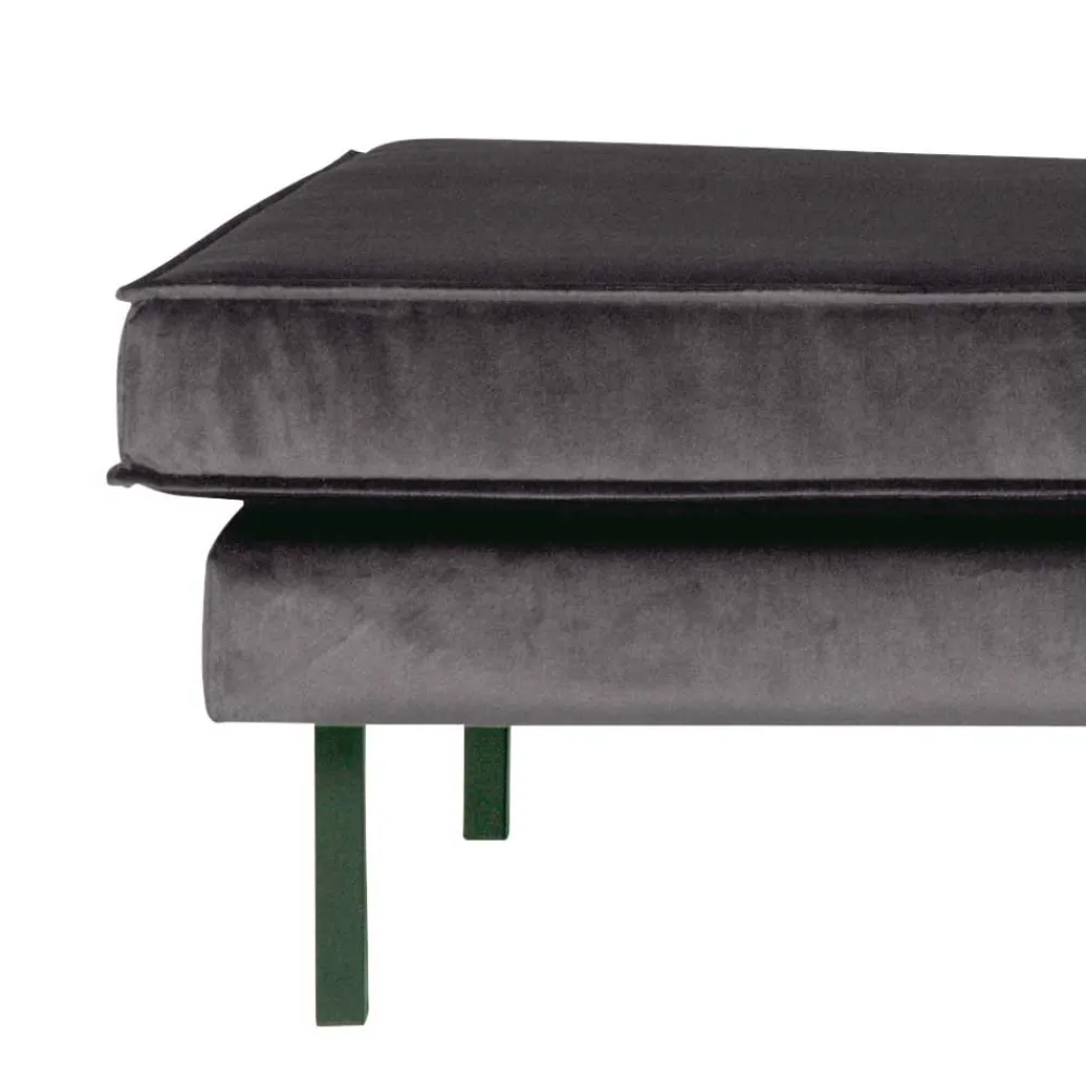 Wohnen Sofas<Recamiere in Anthrazit Ertrego mit Samt Bezug