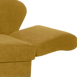 Wohnen Sofas<Recamiere in Gelb Velours mit Buche - Lachea