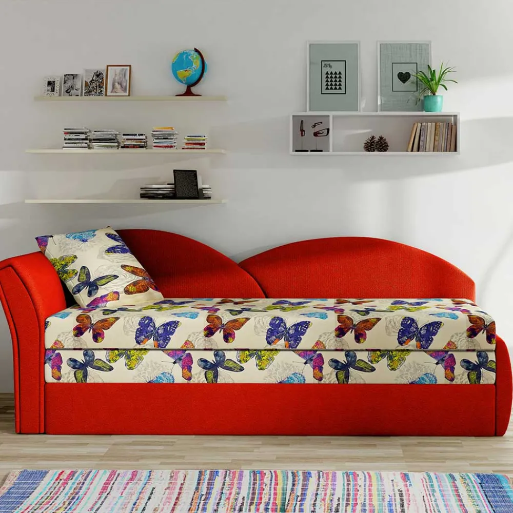 Wohnen Sofas<Recamiere mit bunten Schmetterlingen - Greyment