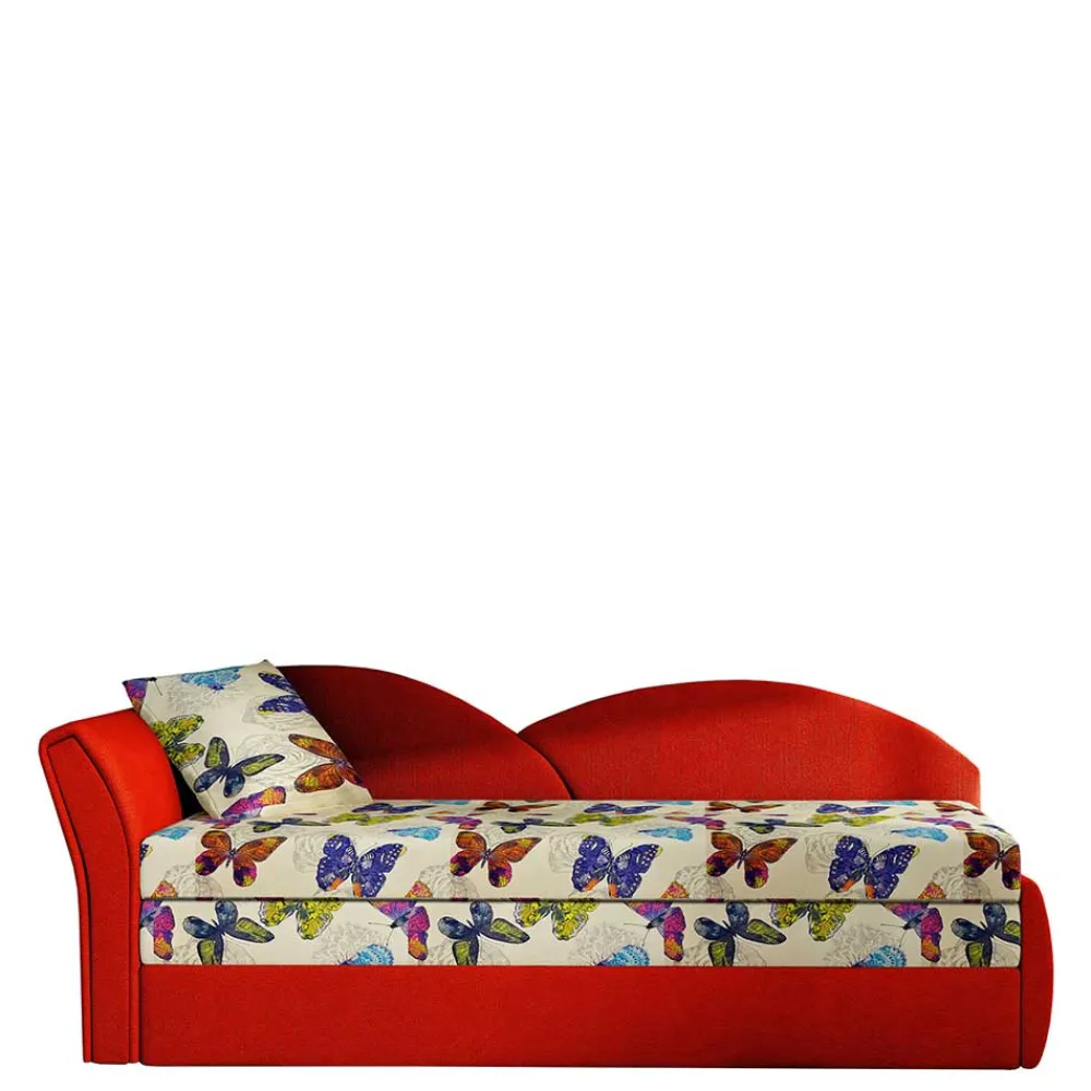 Wohnen Sofas<Recamiere mit bunten Schmetterlingen - Greyment