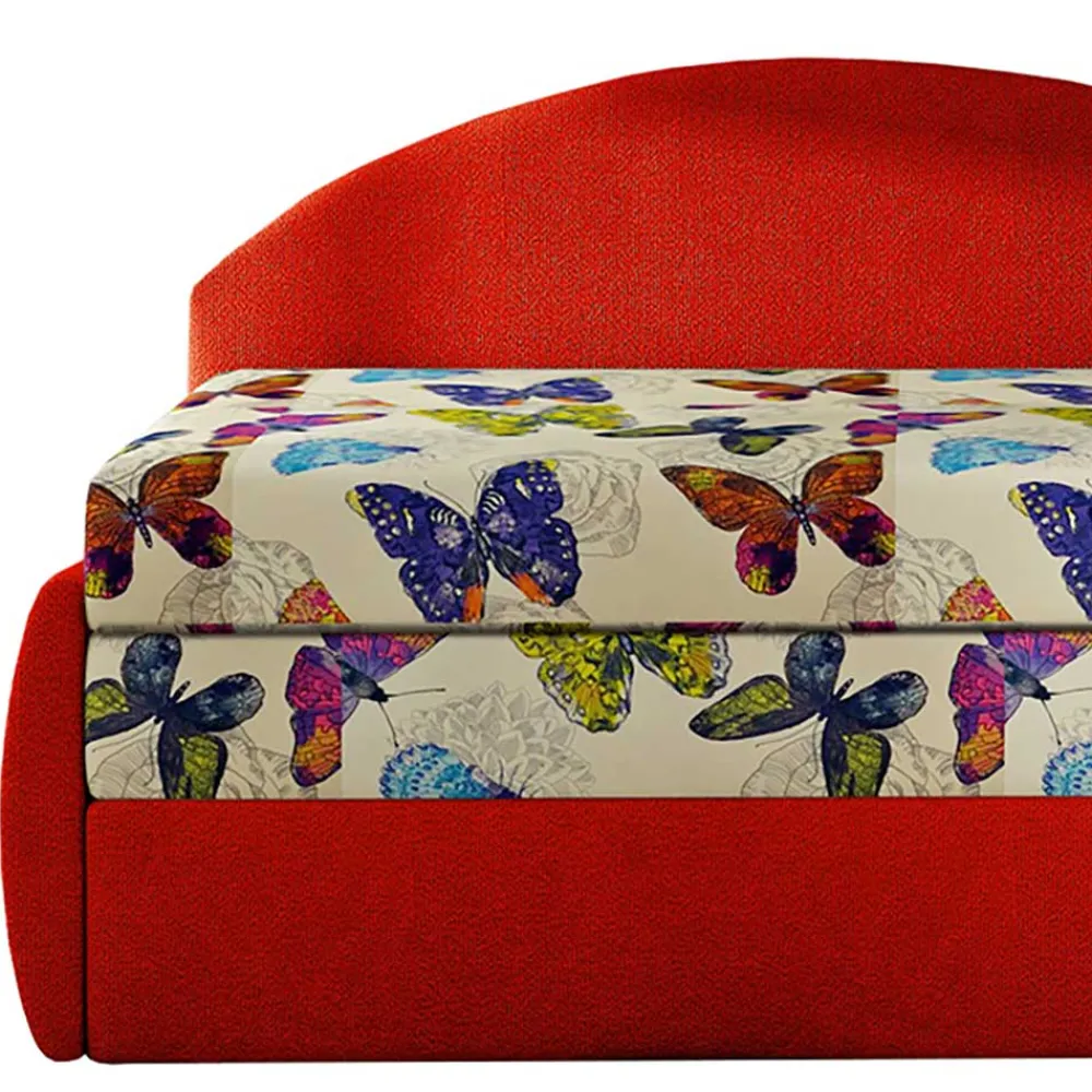 Wohnen Sofas<Recamiere mit bunten Schmetterlingen - Greyment