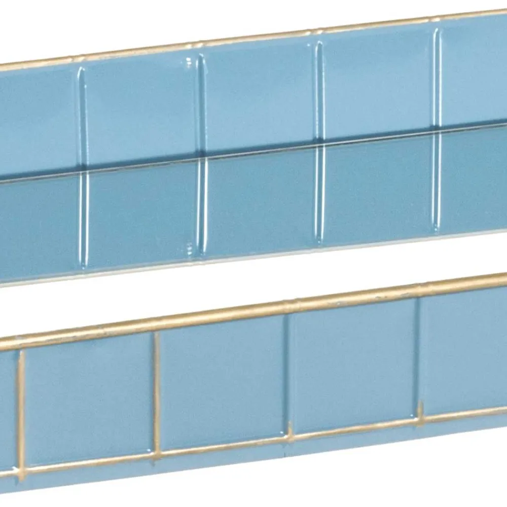 Wohnen Tische<Rechteckiger Beistelltisch mit Spiegelglas Platte - Fire